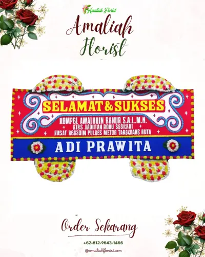 Karangan Bunga Ucapan Selamat batu ampar